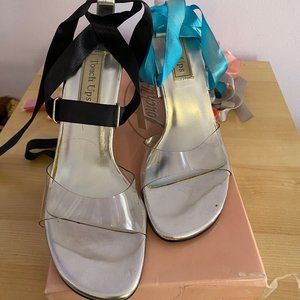 Touch Ups Ankle-wrap Heeled Sandal